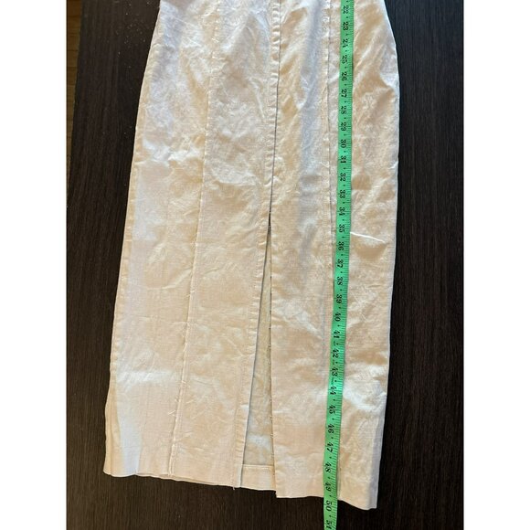 NWT Zara Beige Midi Slip Dress With Black Lace Trim & Double Straps Size XS - Picture 8 of 9